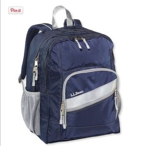 LL Bean Deluxe Backpack—EUC!
